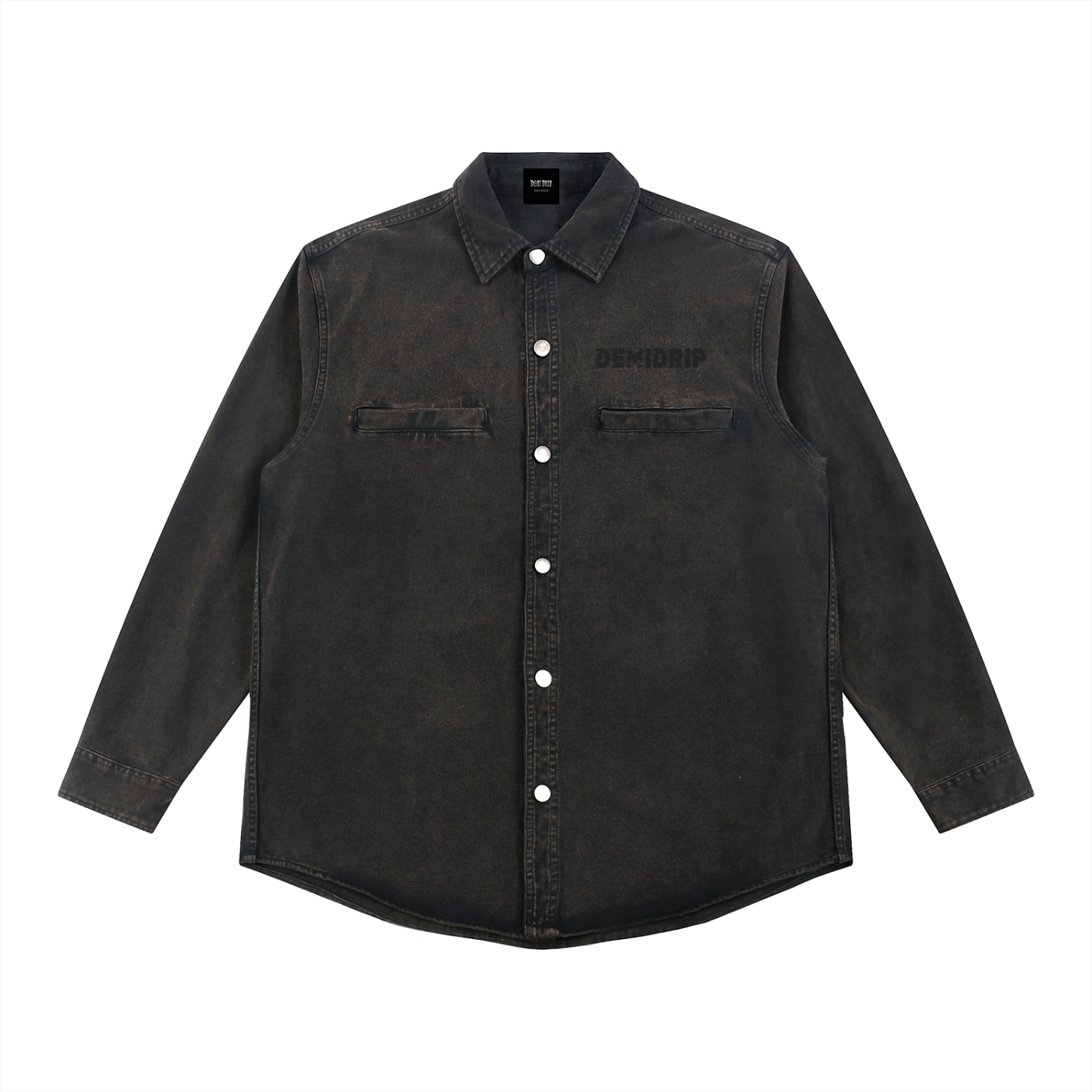 Denim Vintage Washed Heavyweight Jacket - Premium Streetwear | DEMI DRIP