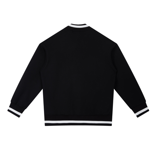 Contrast Piping Zip Bomber Jacket - Premium Streetwear | DEMI DRIP