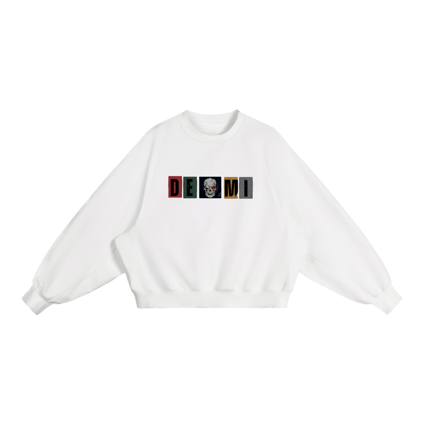 DEMI DRIP Essential Heavyweight Dolman Sleeve Boxy Sweatshirt