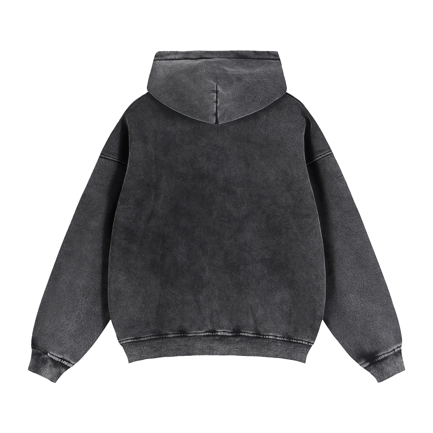 Zip-Through Boxy Fleece Hoodie - Premium Streetwear