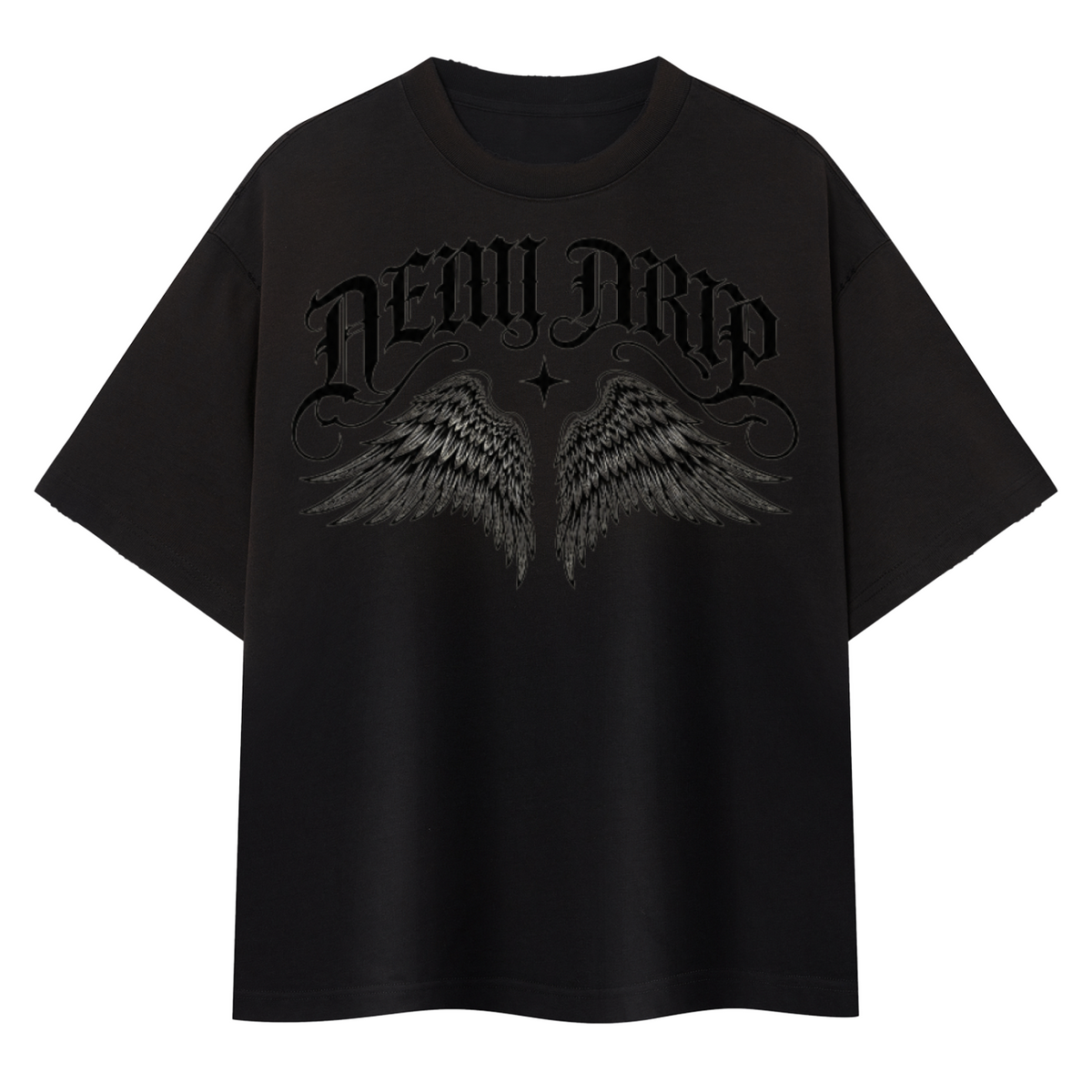 Unisex Sun Fade Distressed Boxy T-Shirt