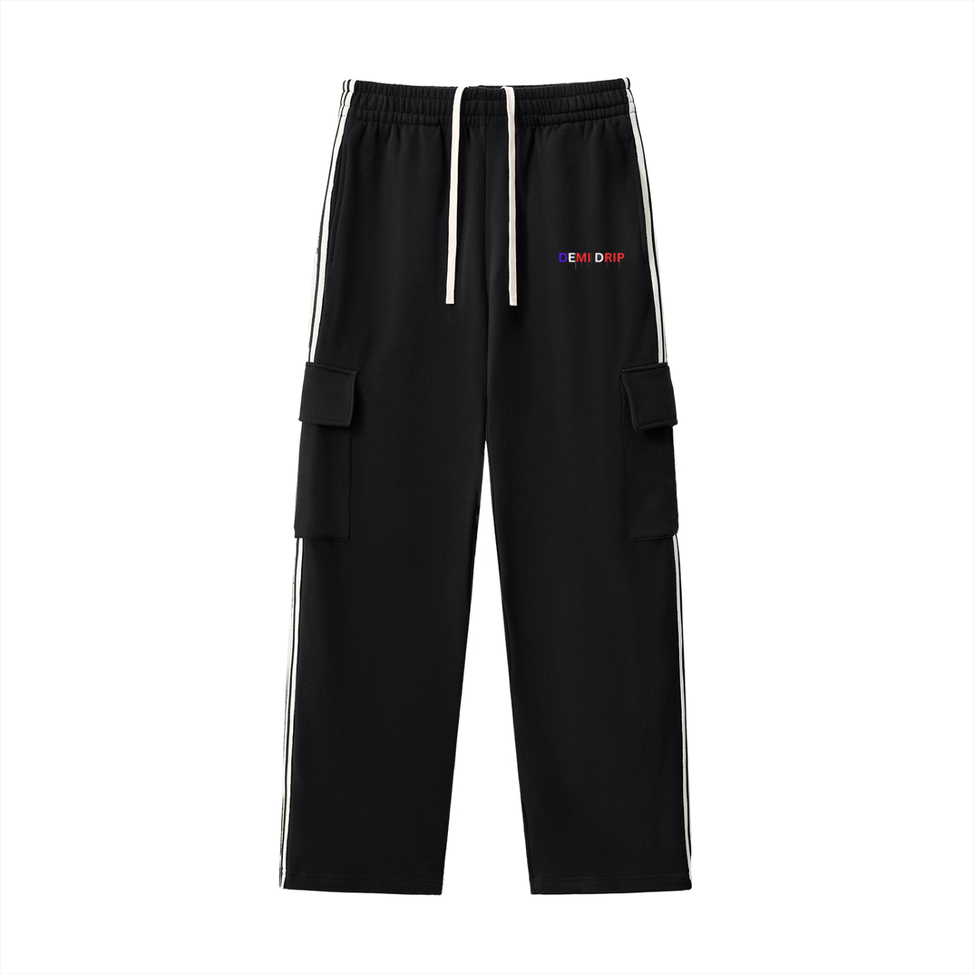 Side Stripe Straight-Leg Pants - Premium Streetwear
