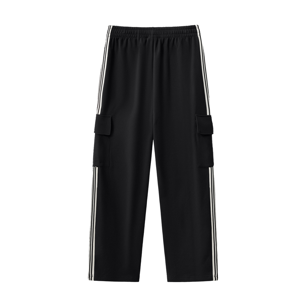 Side Stripe Straight-Leg Pants - Premium Streetwear