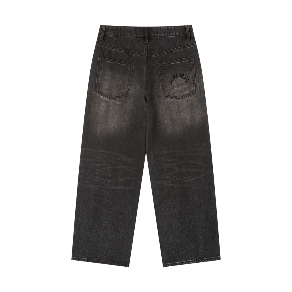 DEMI DRIP Vintage Wash Heavyweight Denim Jeans | Premium Streetwear
