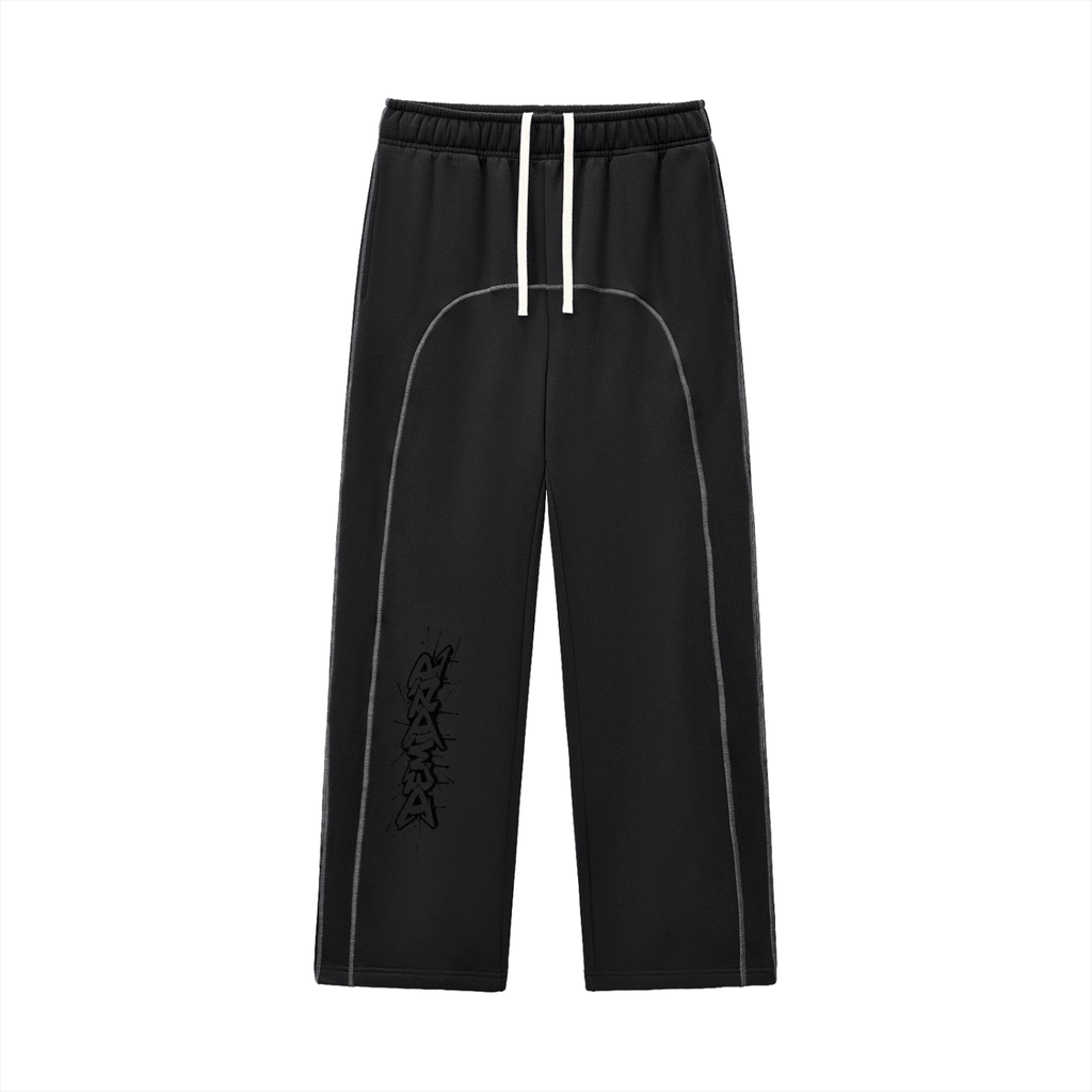 Contrast-Stitched Fleece Sweatpants - Premium Men's Streetwear | DEMI DRIP