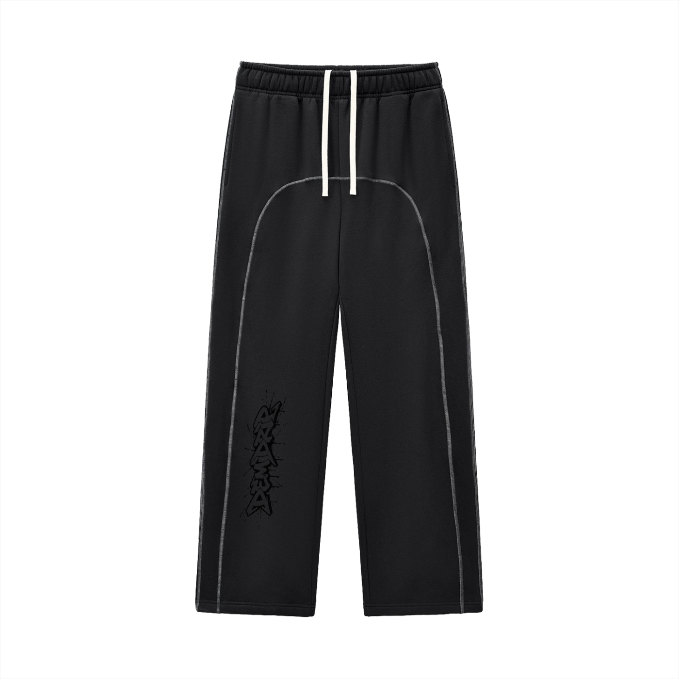 Contrast-Stitched Fleece Sweatpants - Premium Men's Streetwear | DEMI DRIP