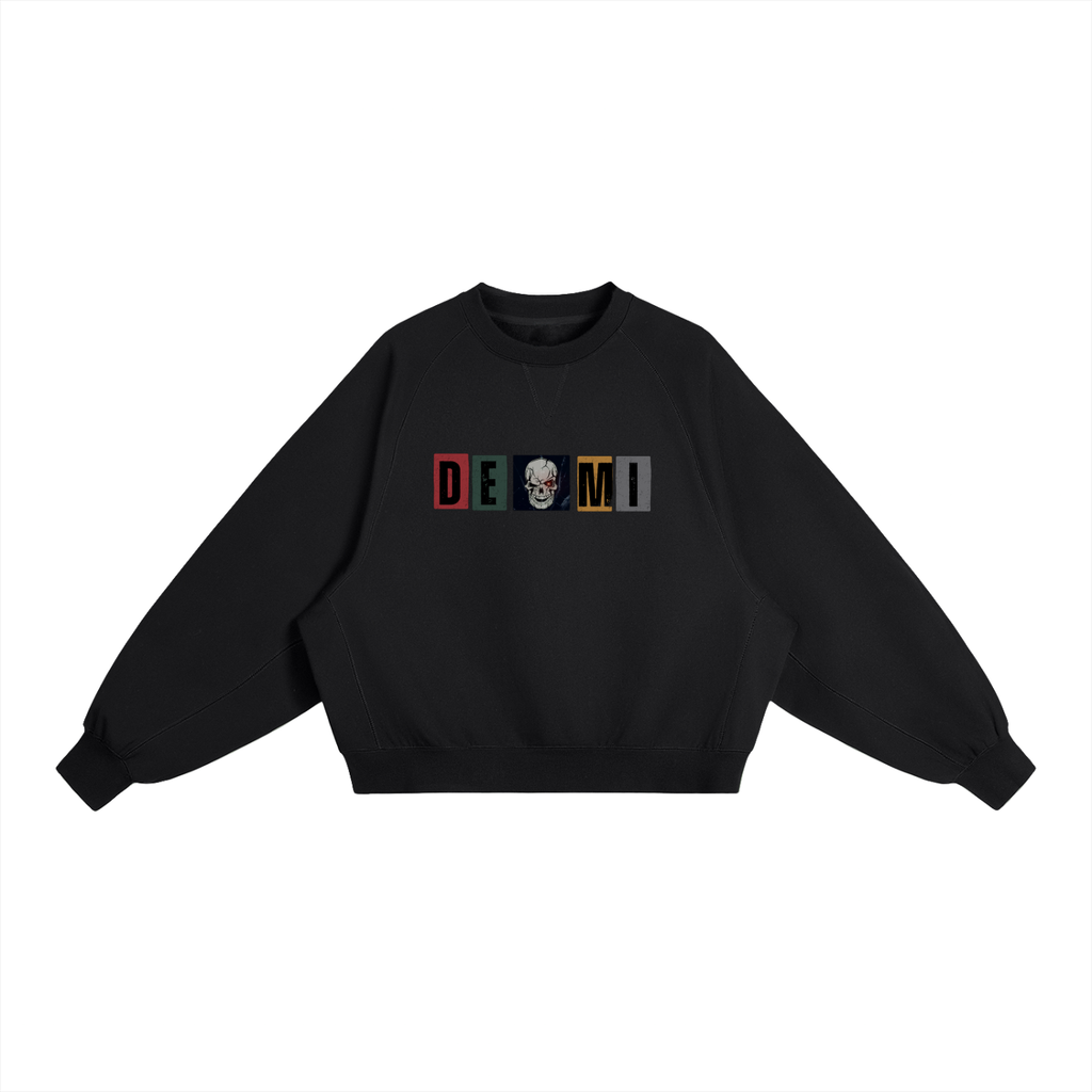 DEMI DRIP Essential Heavyweight Dolman Sleeve Boxy Sweatshirt