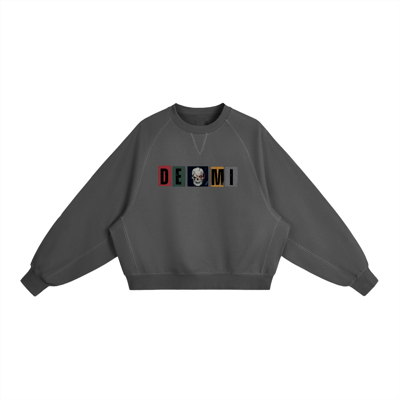 DEMI DRIP Essential Heavyweight Dolman Sleeve Boxy Sweatshirt