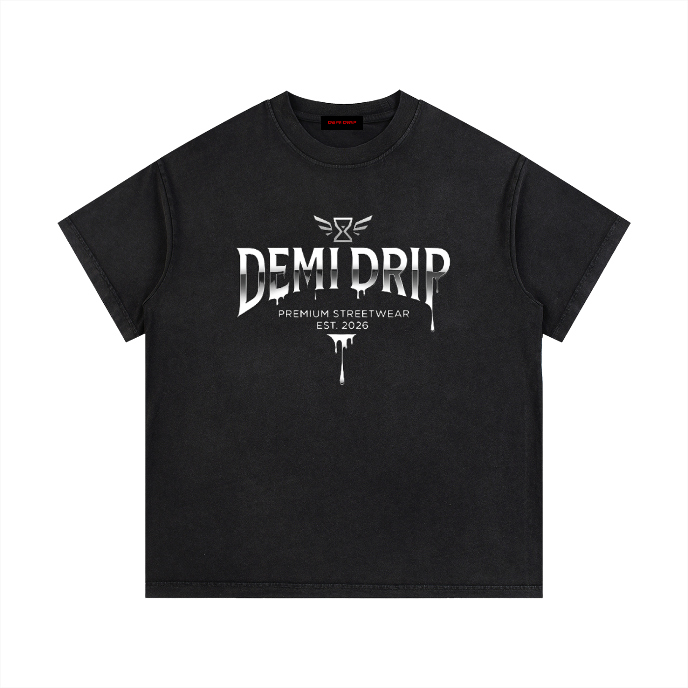 Vintage Wash Cotton T-Shirt - Premium Streetwear | DEMI DRIP