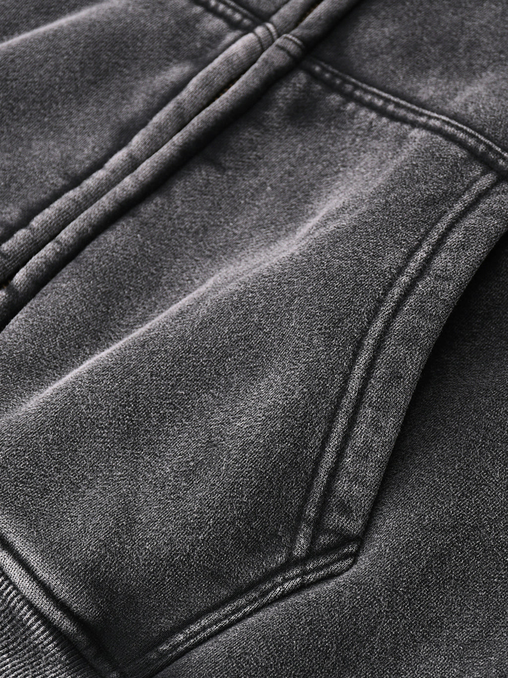 Zip-Through Boxy Fleece Hoodie - Premium Streetwear