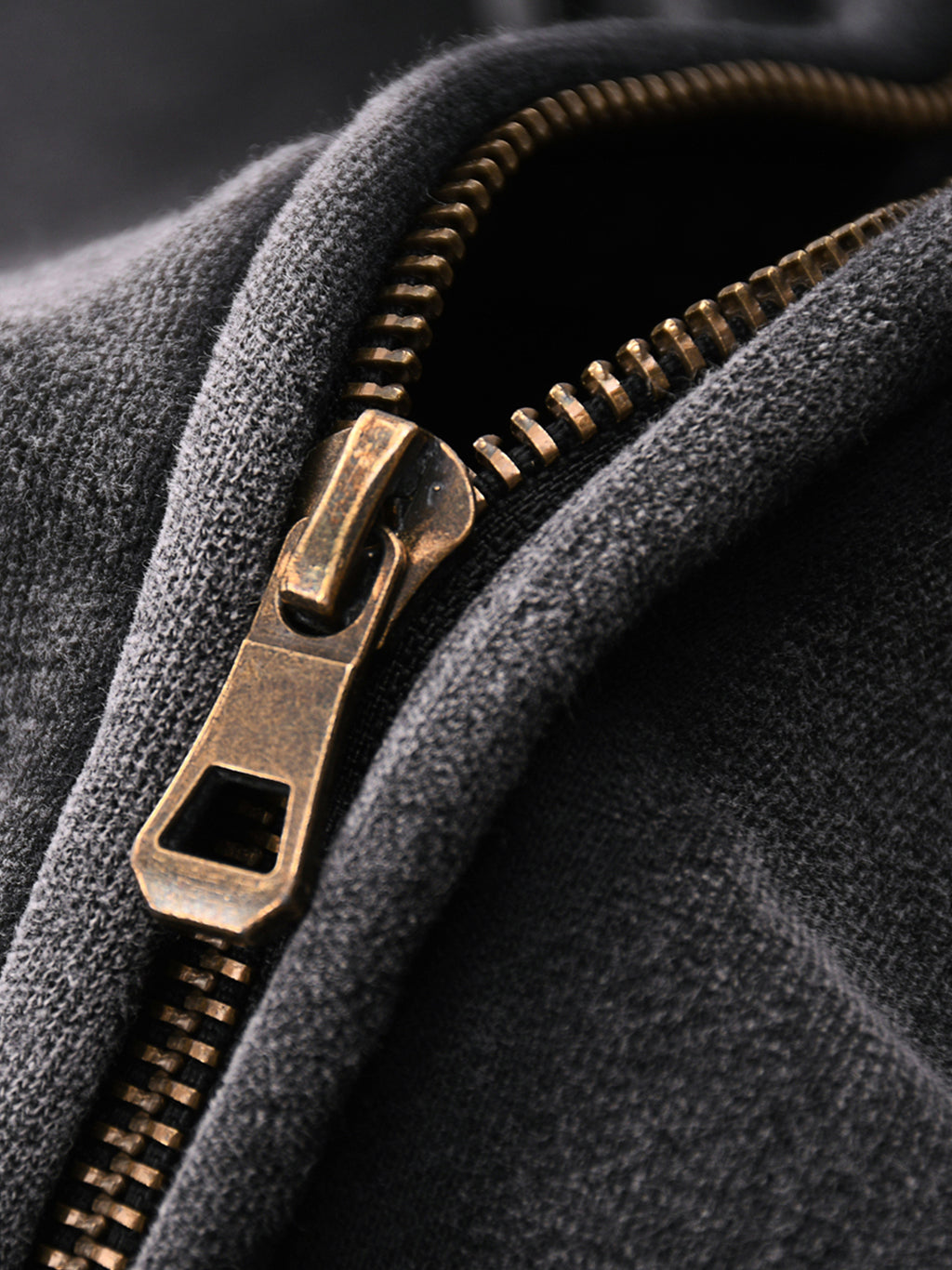 Zip-Through Boxy Fleece Hoodie - Premium Streetwear