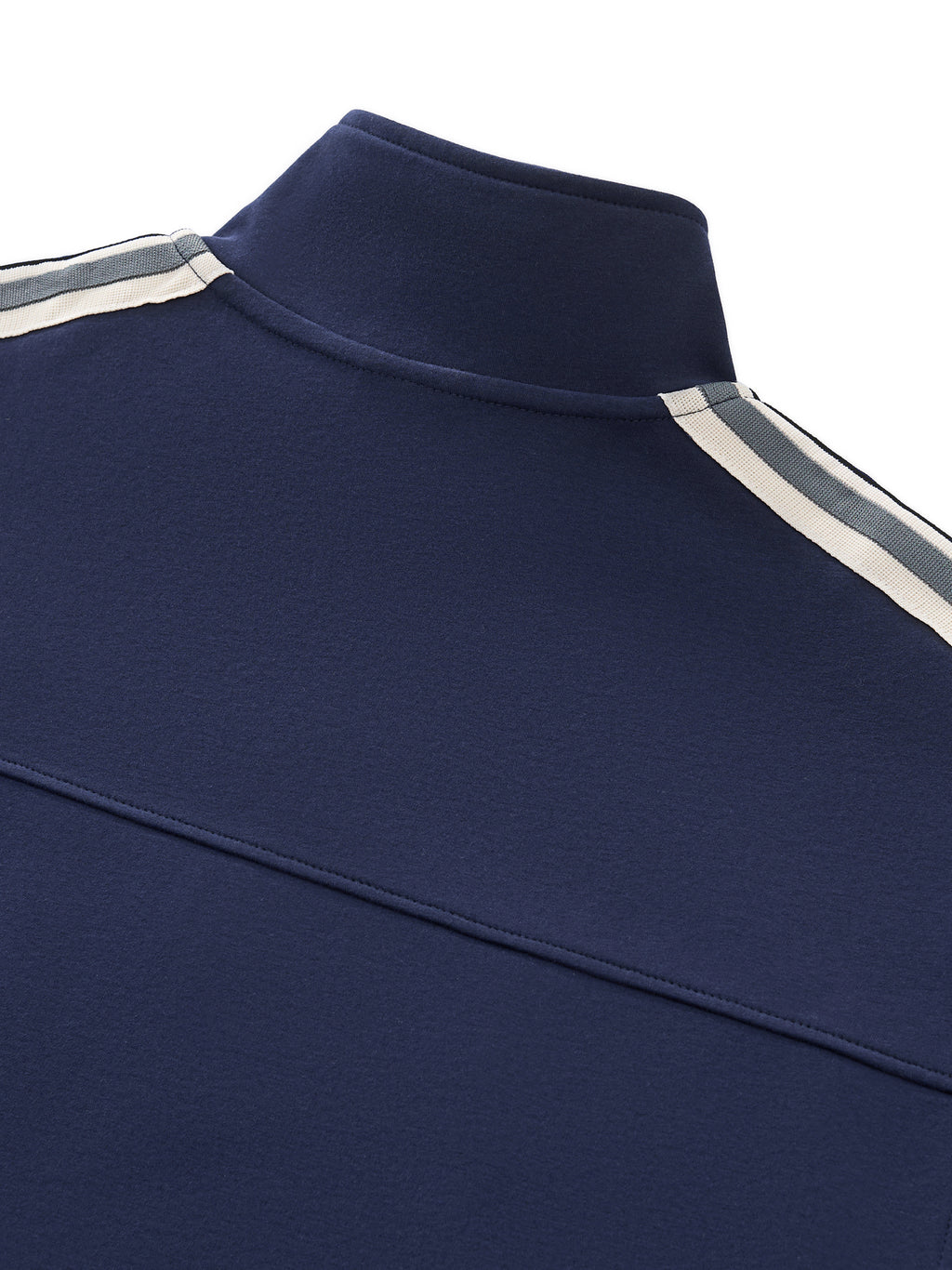 Contrast Side-Stripe Stand Collar Jacket - Premium Streetwear | DEMI DRIP