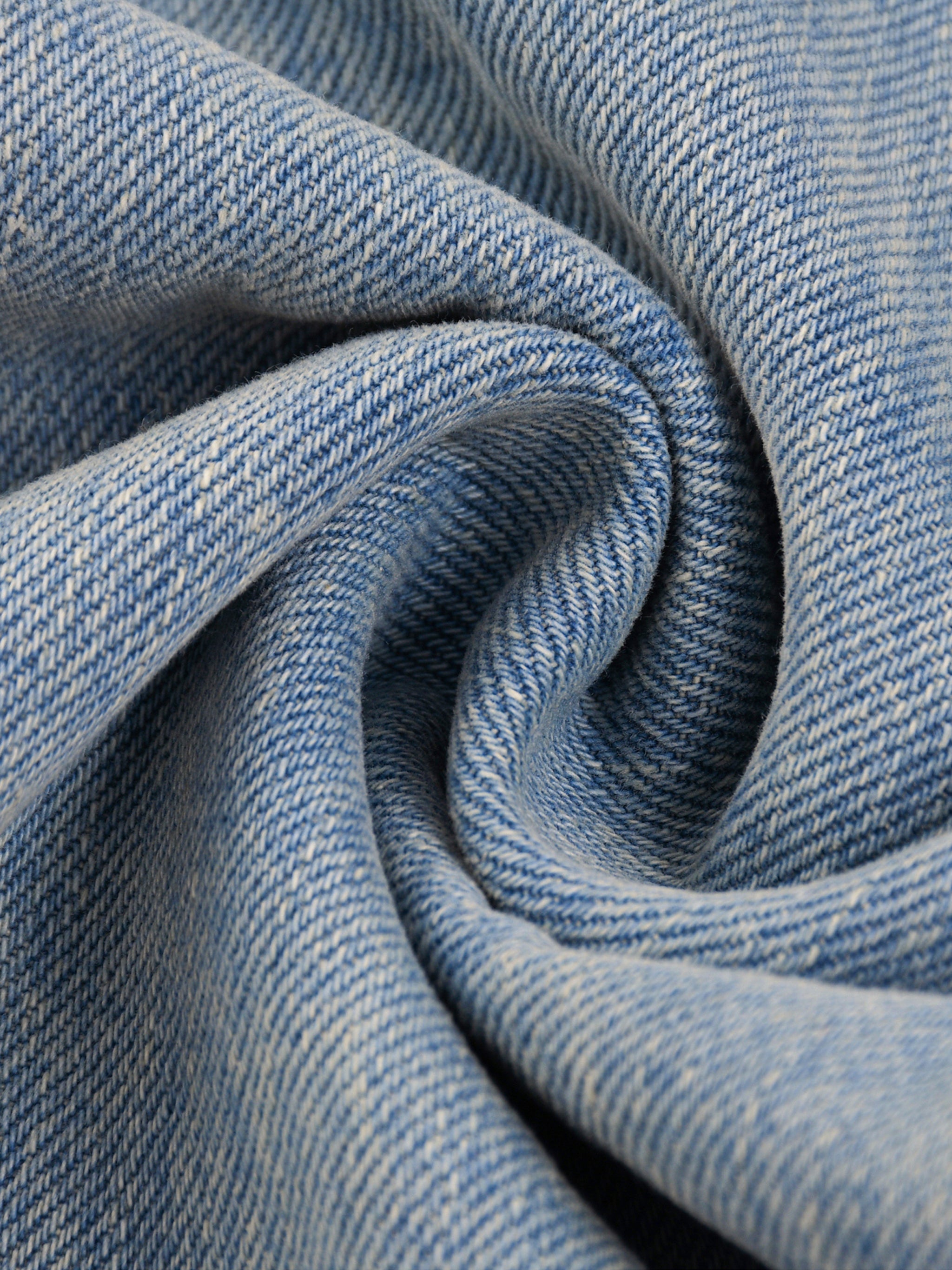 Sun Fade Raw Hem Denim Jeans - Premium Streetwear